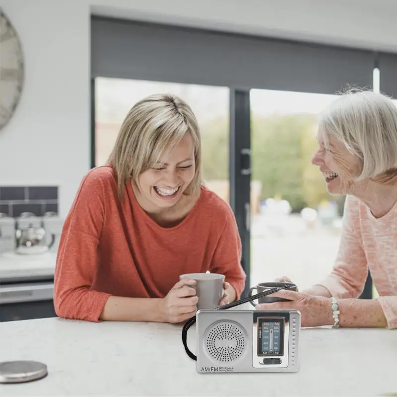 Portable Radio Pocket Mini Compact Transistor Radios Great Reception Earphone Jack Portable Transistor Radio For Walking Camping