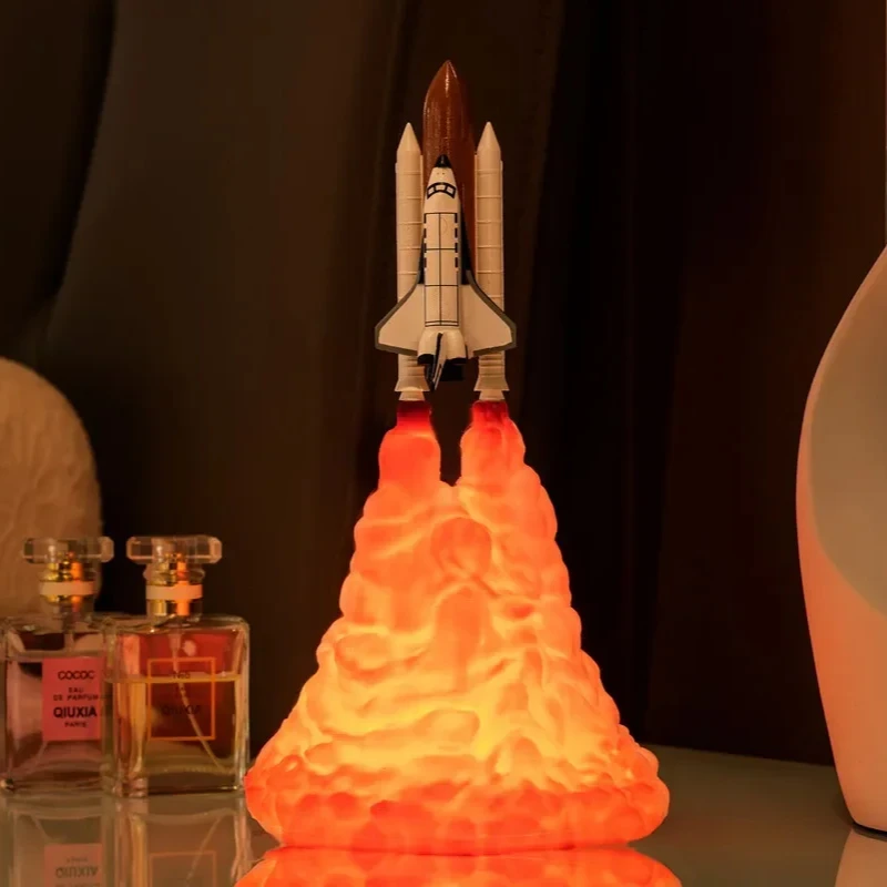 

Novelty Rocket Flame Lamp Novelty Unique Gift Electronic Creative Product Jewelry LED Atmosphere Night Light