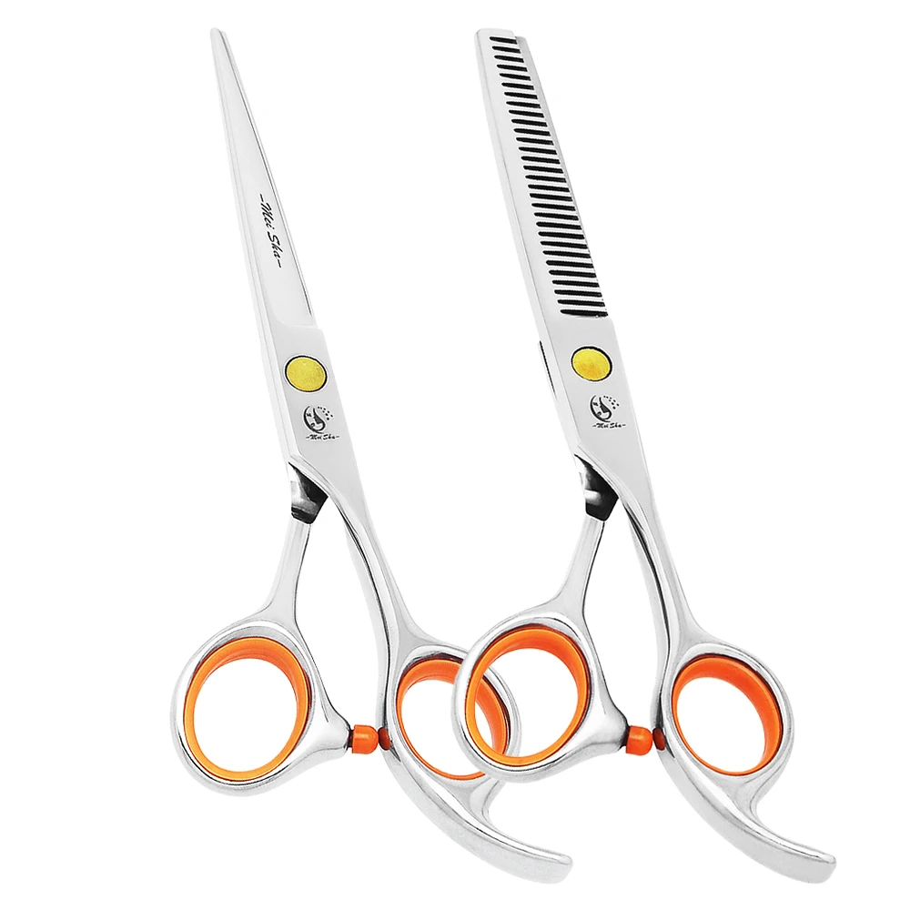 

5.5" 6.0" Barber Hair Cutting Scissors Salon Hairdresser's Thinning Shears Japan 440C Salon Hair Care & Styling Clippers A0054A