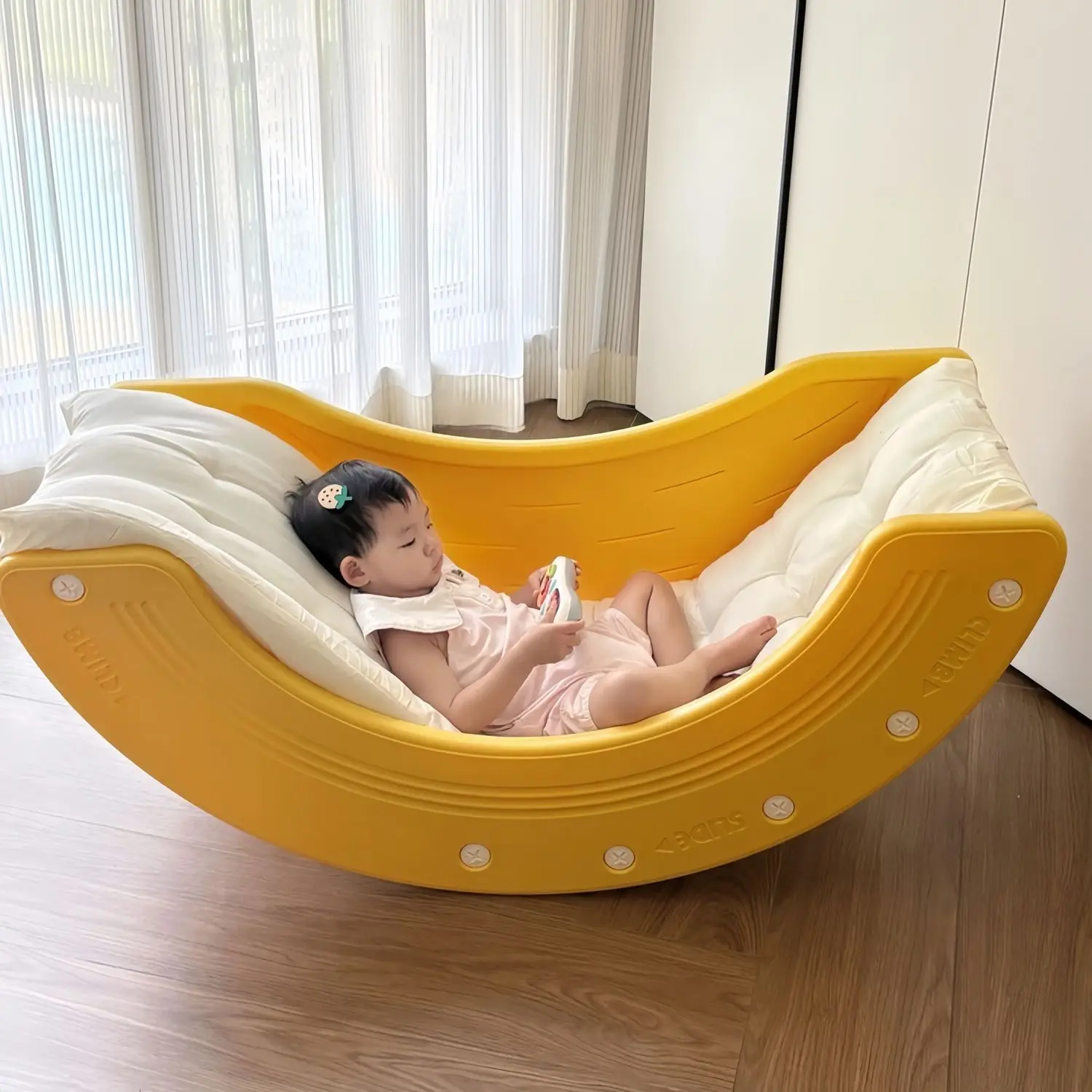 Multi-Functional Kids Climb Frame Indoor Playground Furniture Toddler Climbing Toys with Slide Balance Board Baby Sensory Play