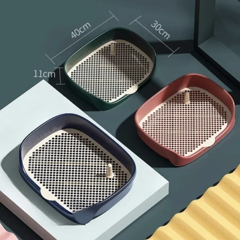 Pet Toilet Training Toilet for Small Dogs Cats Portable Dog Training Toilet Puppy Pad Holder Tray Pet Supplies Indoor Dog Potty view 3