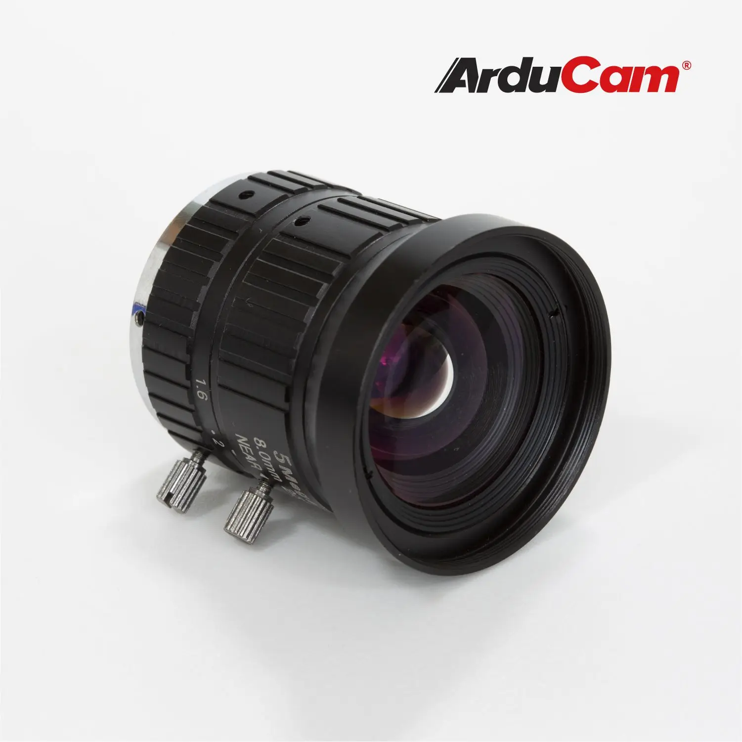 Arducam C-Mount Lens for Raspberry Pi High Quality Camera, 8mm Focal Length with Manual Focus and Adjustable Aperture