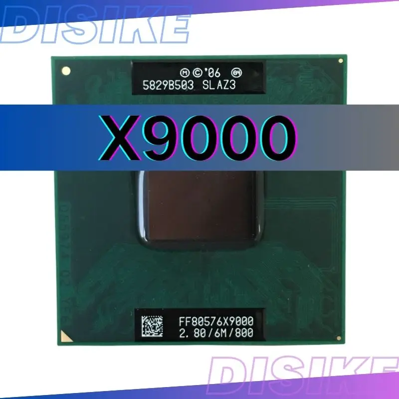 Core 2 Extreme X9000 SLAQJ SLAZ3 2.8 GHz Dual-Core Dual-Thread 6M 44W Socket P