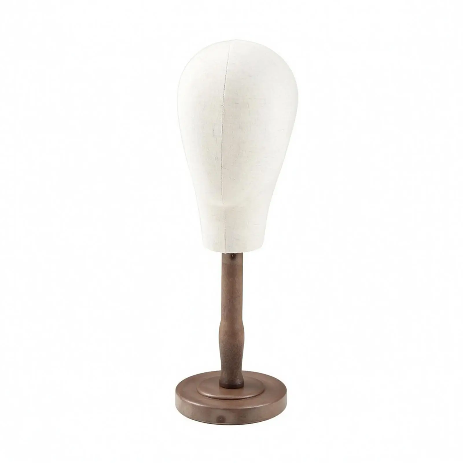 Display Mannequin Head Female Adult Cloth Covered Form Long Neck Stand for Hairpiece Hat Showcase Salon