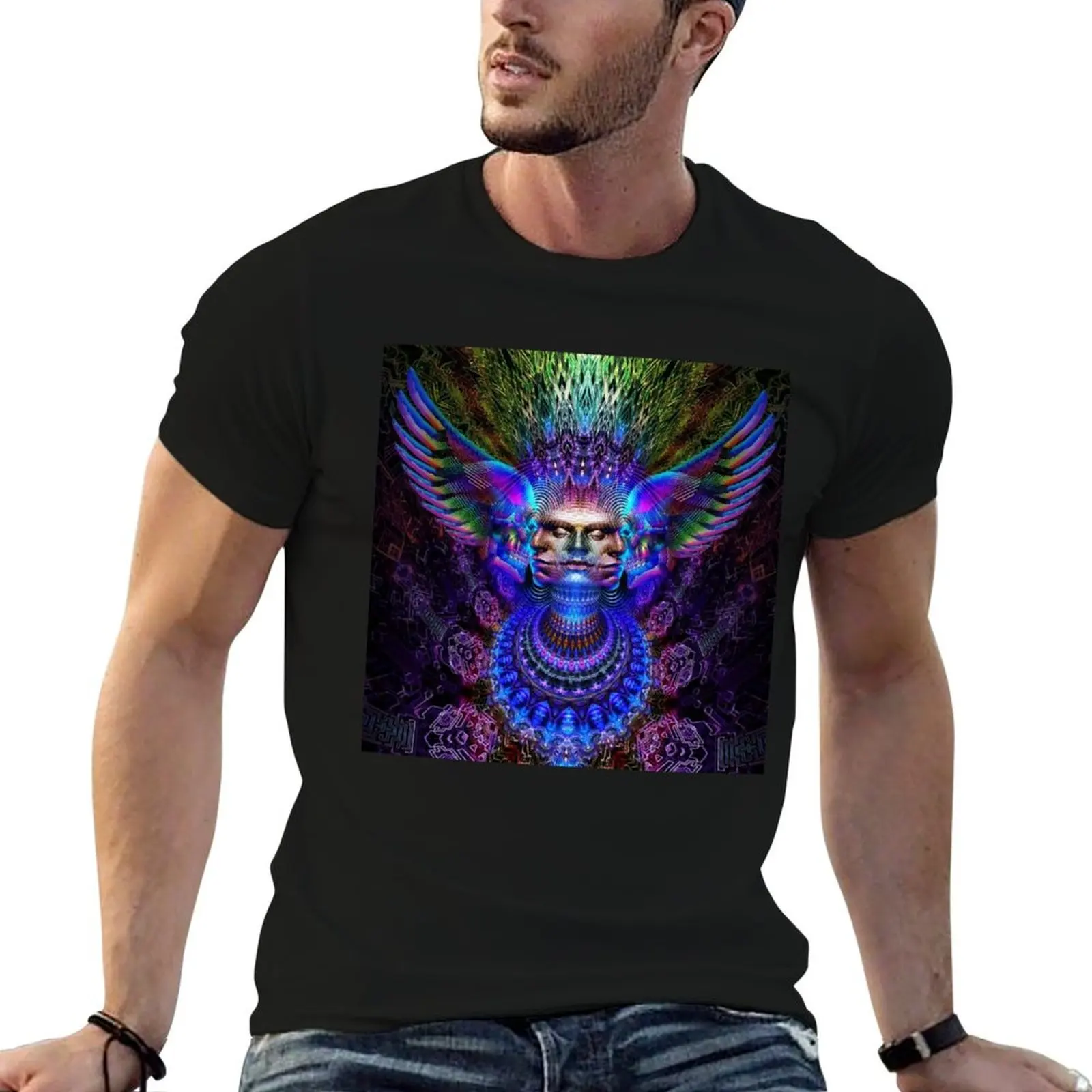 alex grey like a bird 2020 bentang T-Shirt Functional Casual Short Sleeve Tee