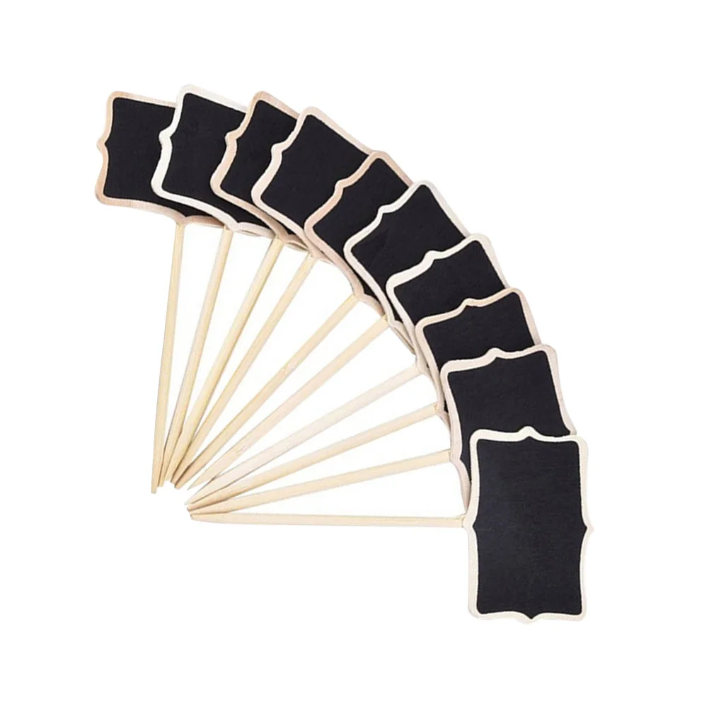 

20Pcs Mini Blackboard Signs Small Lightweight Chalkboard Price Tags Plant Labels Message Boards for Home Garden Wedding