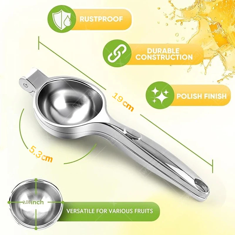  Stainless Steel Lemon Zester Juicer Multifunctional Fruit Lime Squeezer Lemon Juicer Squeezer Pressing Juicer Kitchen Tools