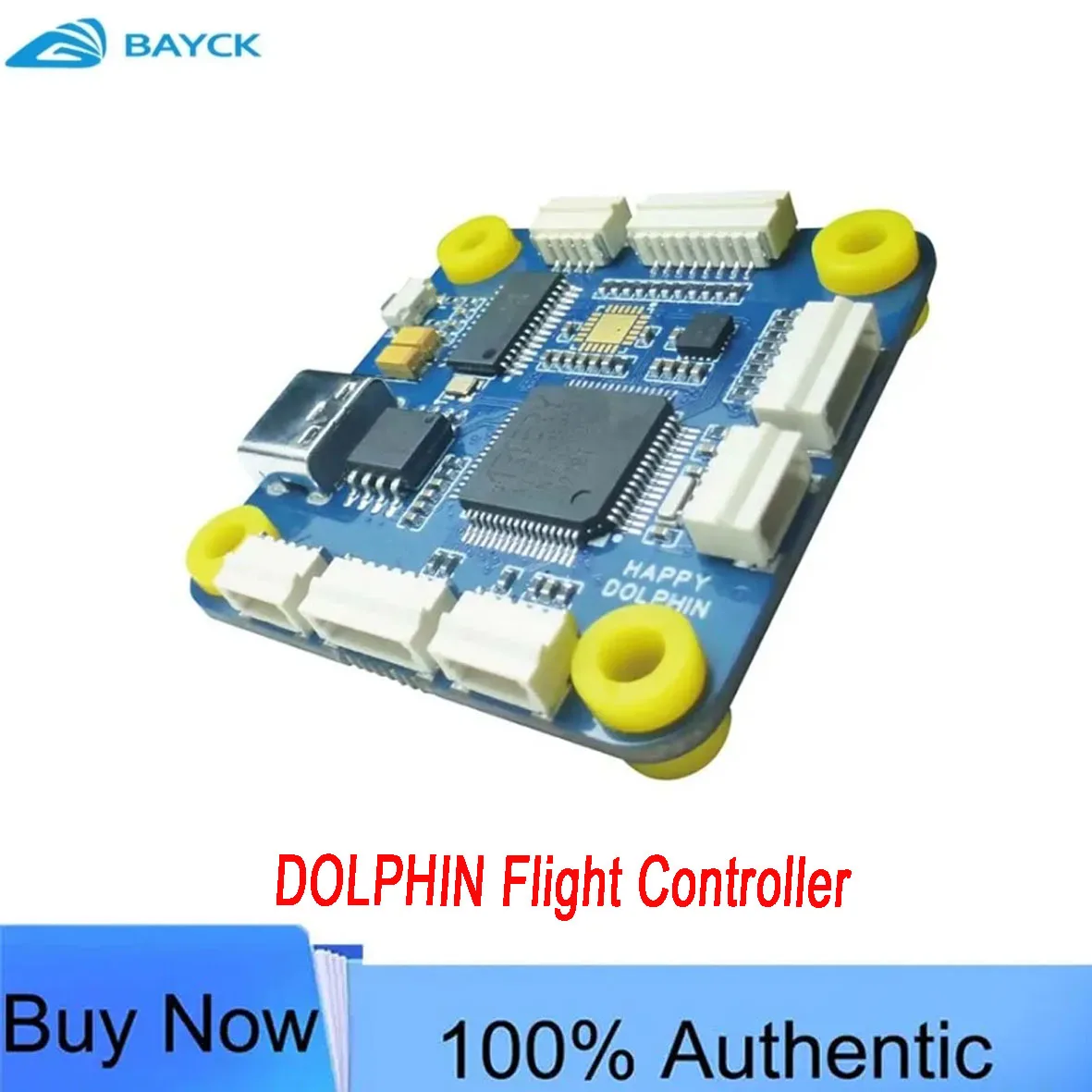 BAYCK DOLPHIN Flight Controller FC Betaflight AT32 F435 9V3A/5V3A Dual BEC For RC FPV Freestyle Racing Drone Quadcopter BAYCKRC