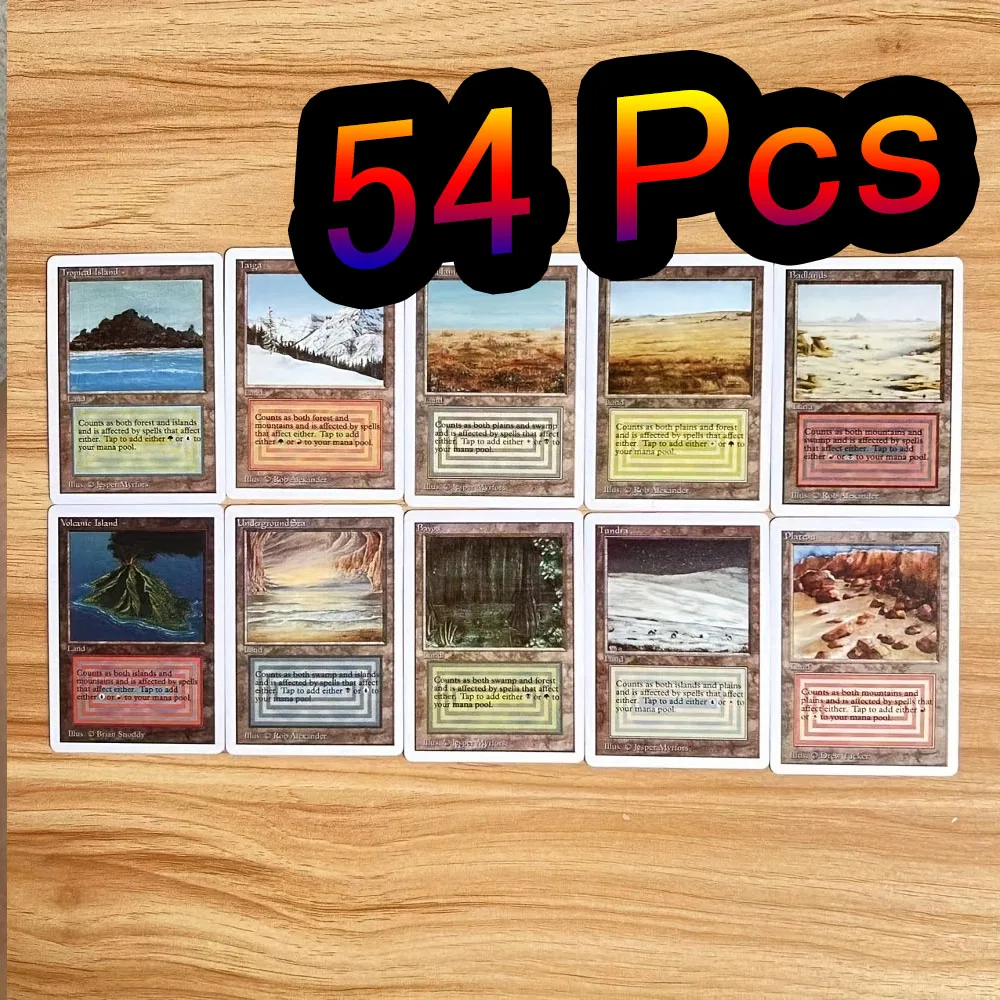 MTG جودة عالية حار بيع رقم. 324M1 بطاقات الوكيل 324 قطعة بطاقات P9 Dual Land Fetch Land Shock Lands #2