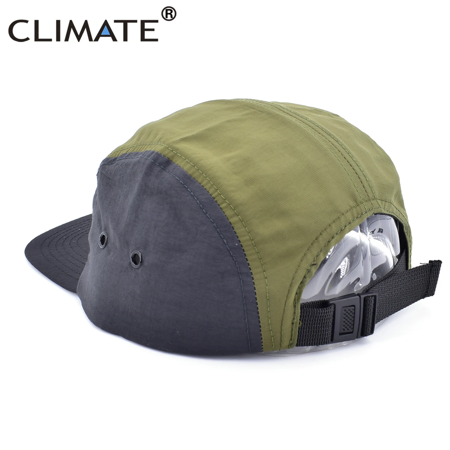 CLIMATE Quick Dry 5 Panel Baseball Cap 5 Panels Sport Outdoor Breathable Cap Hats Camping Snapback Trucker Hat for Hiking