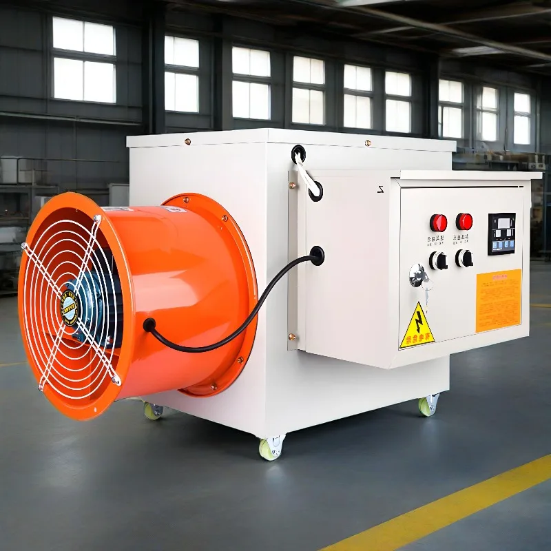 

Air Heater Warm 50KW Industrial Electric Heater Greenhouse Breeding Warm Blower Workshop Warm Air Heater