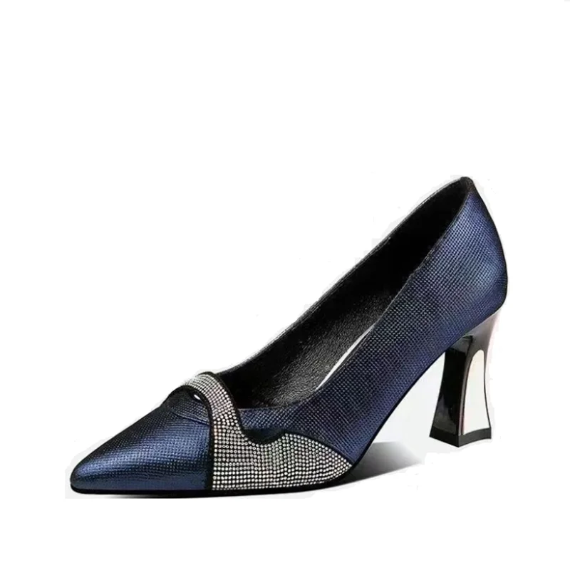 Women Cute Casual Brown High Quality High Heel Pumps Lady Casual Striped Shoes Female Sexy Party Shoes Bombas De Mujeres E5131