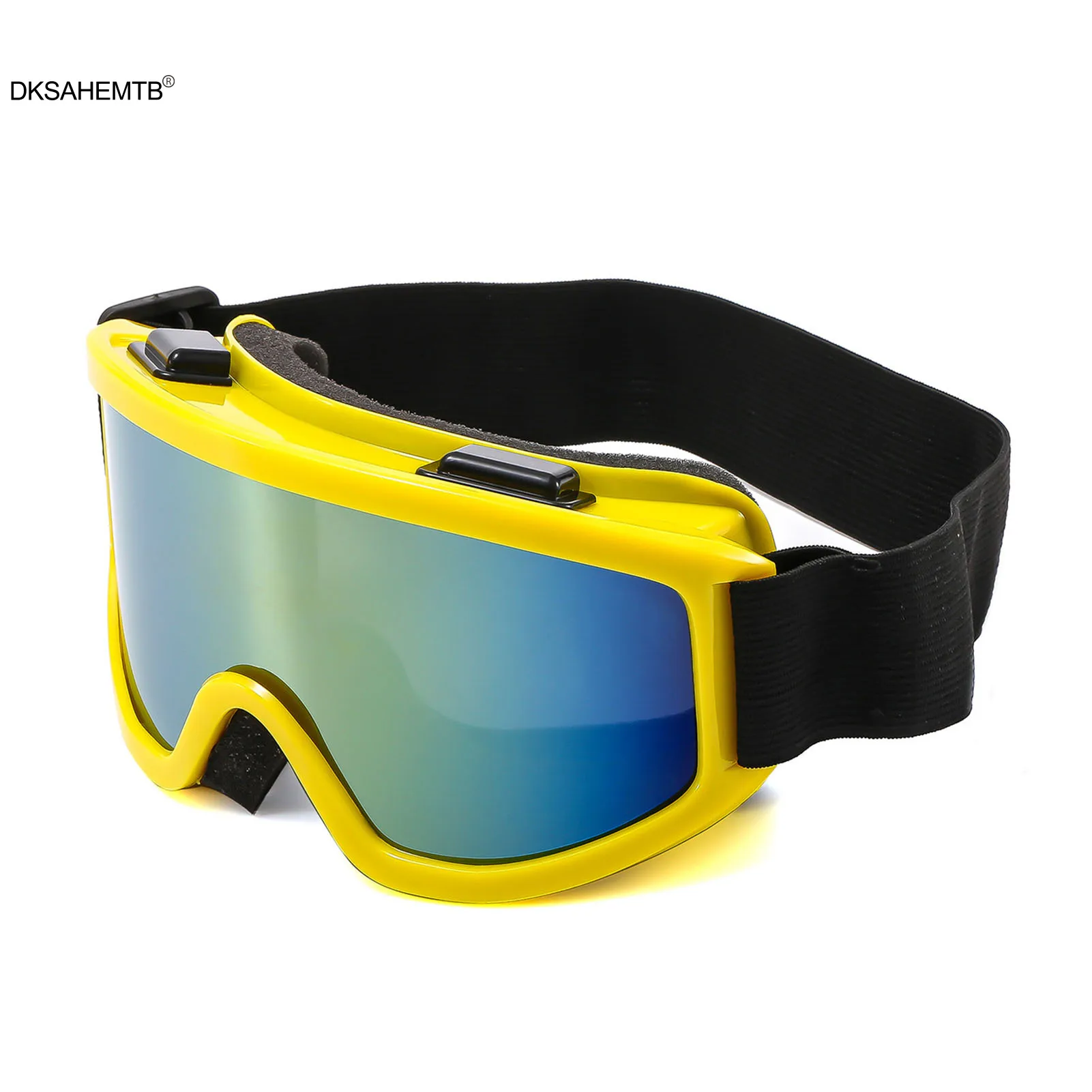 Lunettes de ski coupe-vent à double couche pour hommes et femmes, lunettes de moto et de vélo, équipement de ski durable, mode colorée