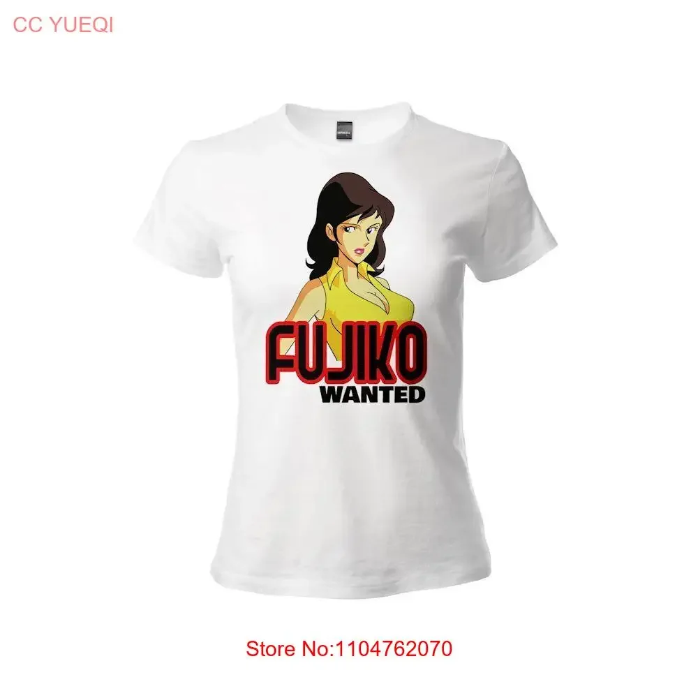 Lupin III Fujiko Margot Women's Original Official Lady Jersey T Shirt vintage Washed homme Comfortable fashion Stretched