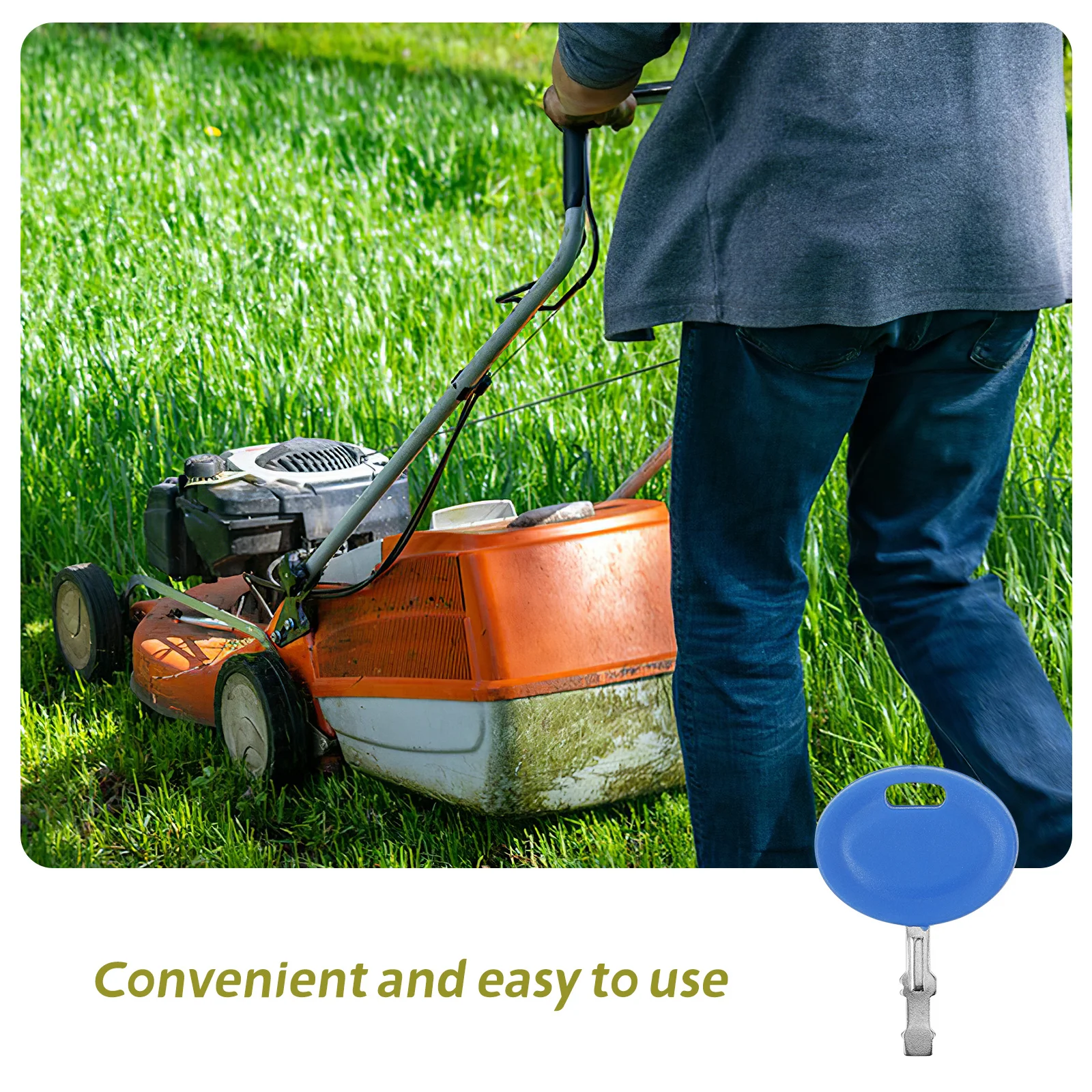 

4pcs Lawn Ignition Keys Replacement Durable Starter Lawn Mower Parts Accessories Key For Riding Mower Accessories Spare Keys Set