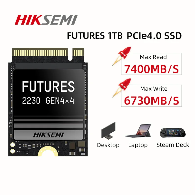HIKSEMI 1TB future M.2 SSD 2230 NVMe PCIe Gen 4x4 SSD for Steam
