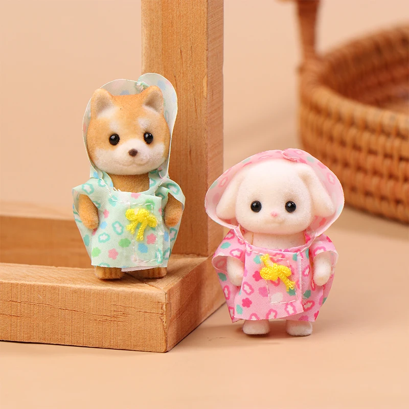 Sylvanian Familie Poppen Leuke Cartoon Ledematen Mobiliteit Karakters Beeldje Speelgoed Anime Figuren Pop Mini Desktop Ornamenten Kid Geschenken