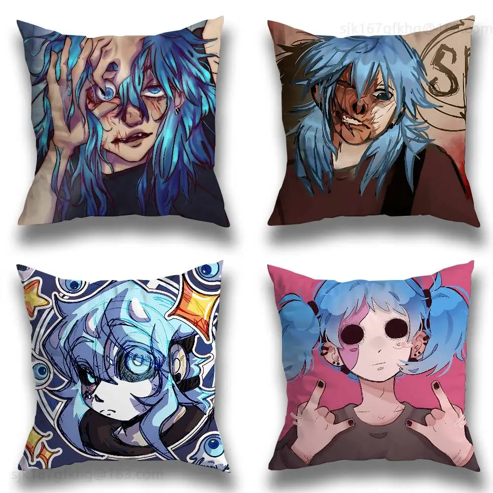 

Sally Face Cartoon pillow cover living room sofa cushion cover bedroom room bed pillow cover home decoration