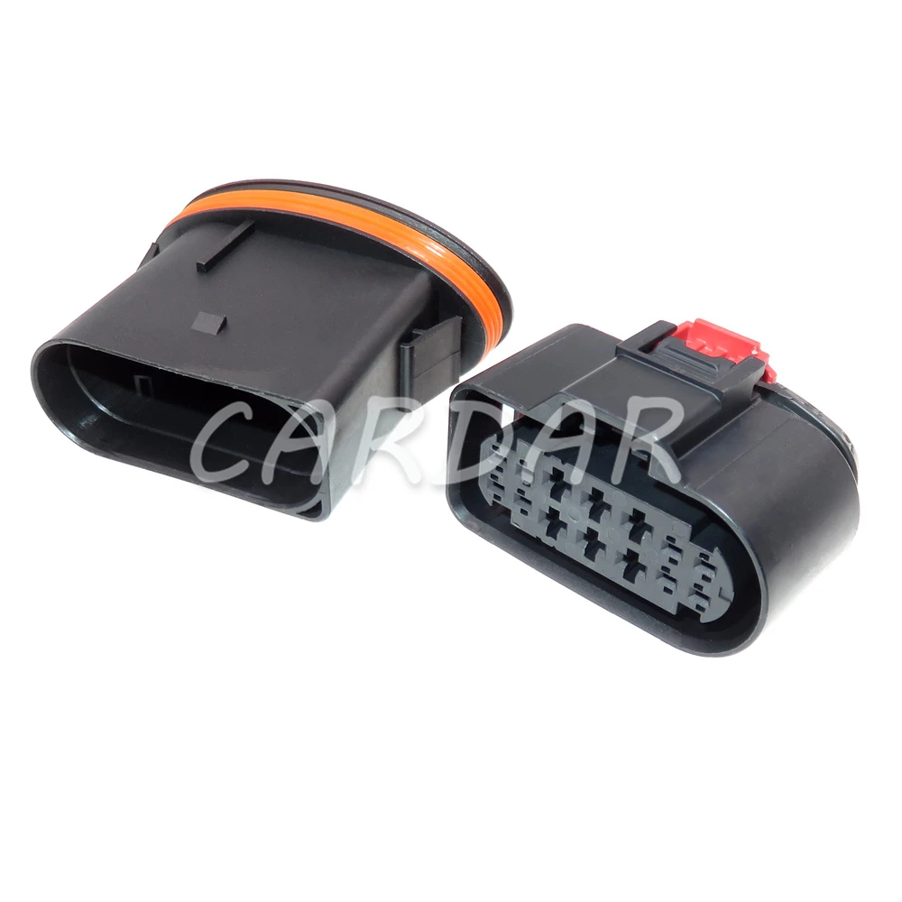 

1 Set 14 Pin Car Terminal Composite Connector AC Assembly 1304487040 8W0973737 Waterproof Electrical Socket Car Unsealed Plug