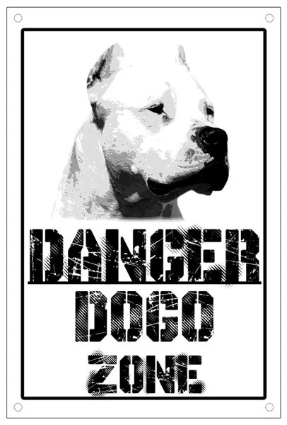 Danger Dogo-señal de placa de zonas de Argentina, reloj de Metal de 8x12 pulgadas, señal de Metal de 8x12 pulgadas, decoración de pared para el hogar, cocina y exterior