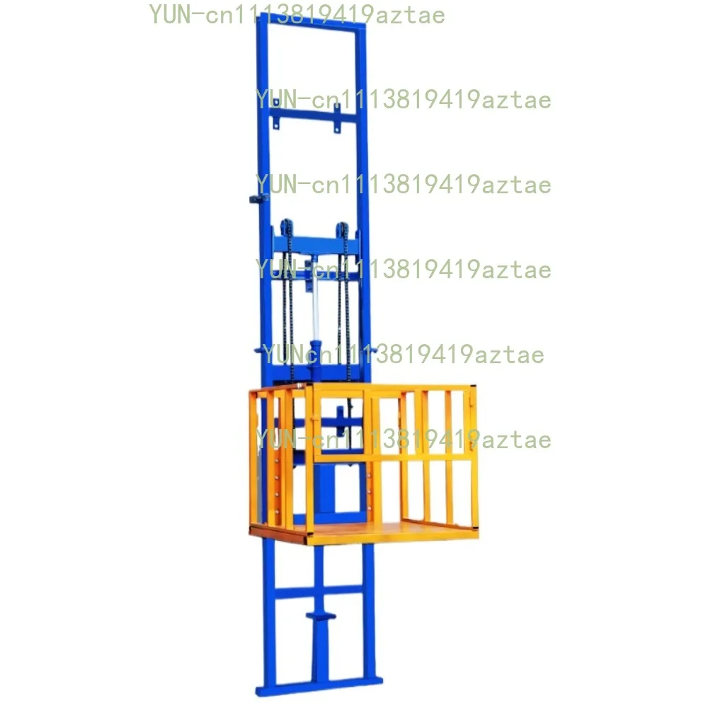 Small and convenient electric hydraulic lift freight elevator factory warehouse lift home supermarket cargo lift