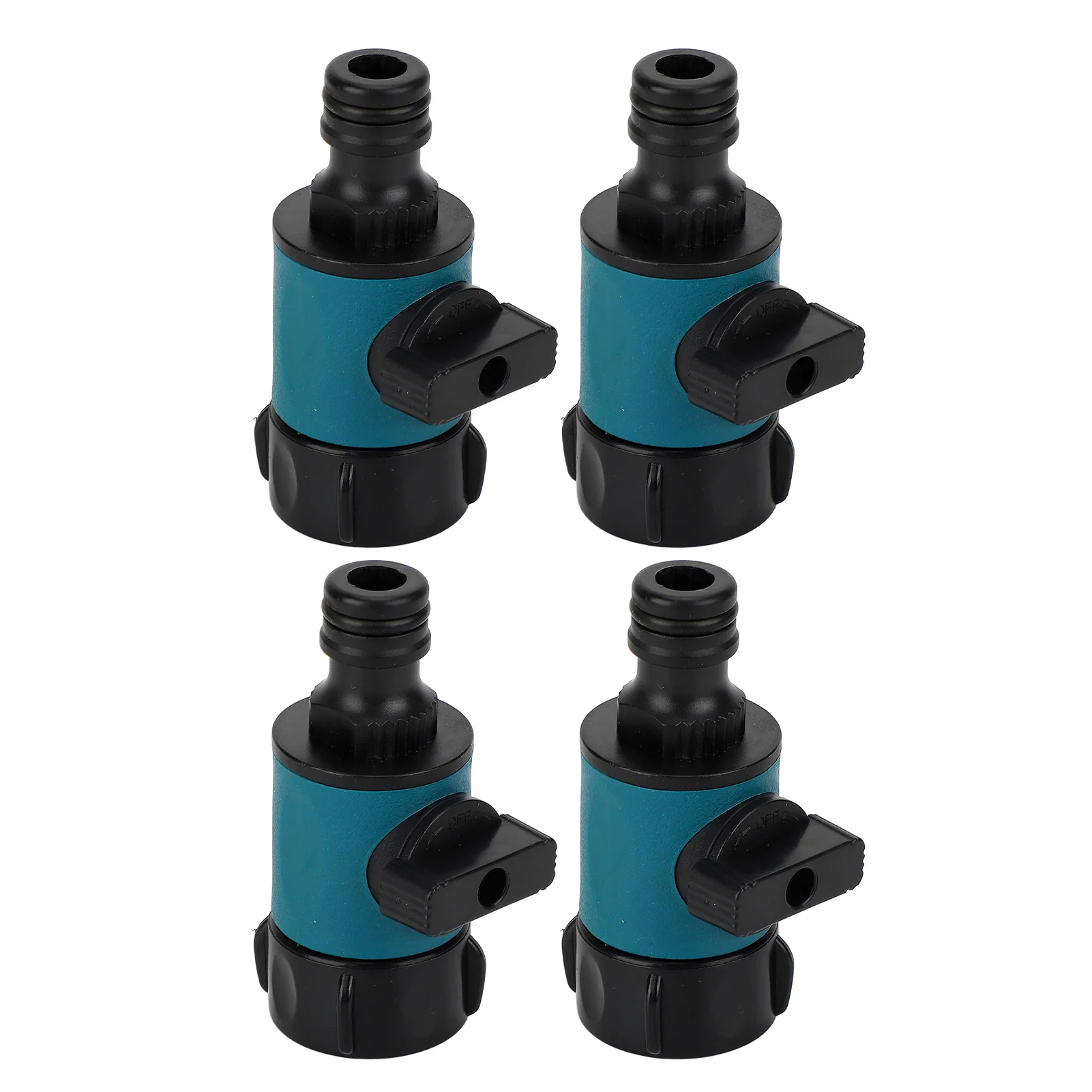 

4Pcs Plastic Garden Hose Quick Connectors G3/4 Thread Detachable Garden Hose Adapter for Agriculture Lawns Gardens