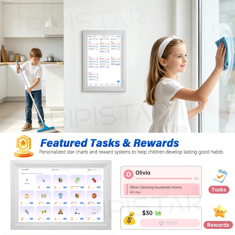 10.1-inch WiFi Digital Calenda - đánh giá và giá Baby Food List