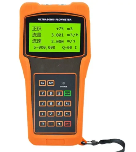 Split External Clamp Flowmeter TUF 2000H Portable Ultrasonic Liquid Counter For Industrial Pipeline Water Measurement