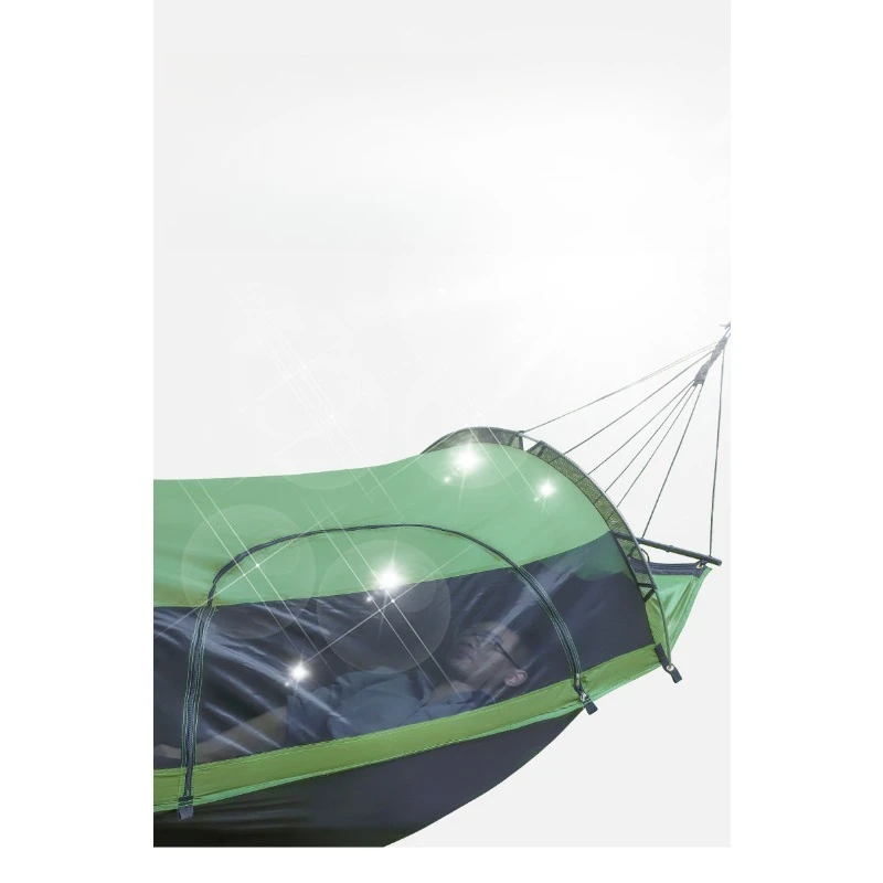 

Outdoor adult anti-rollover thickened swing, mosquito-proof sunshade, double camping air tent with mosquito net