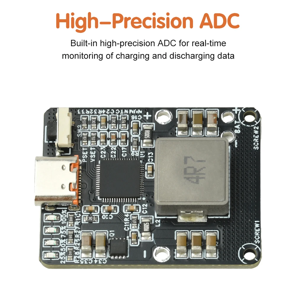 IP2369 Bidirectional High Power Charge/Discharge Module Supports PD 45W Buck-Boost Fast Charging Type C 2-6S