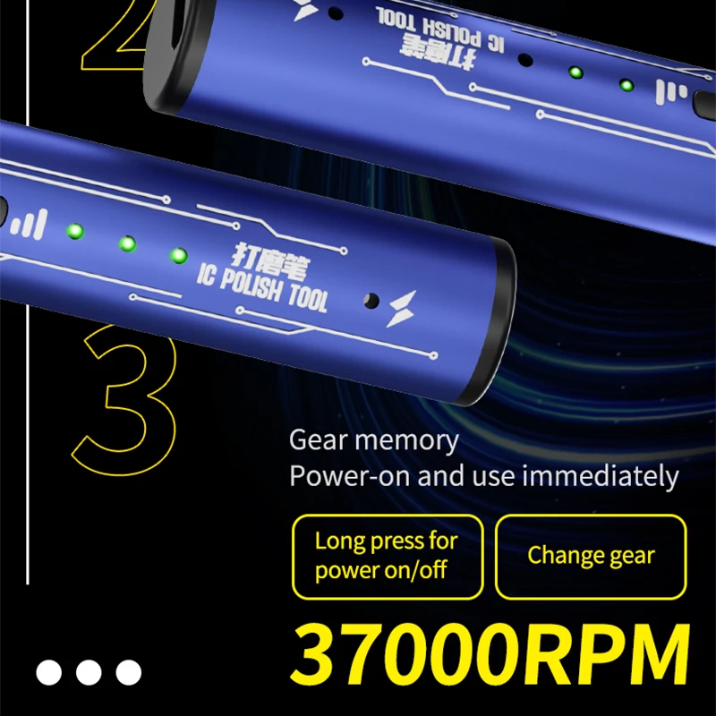 Mekanik GDR2 pena pemoles elektrik pengisian kecil pemoles dan mesin ukiran untuk Chip telepon seluler pemotongan penggilingan