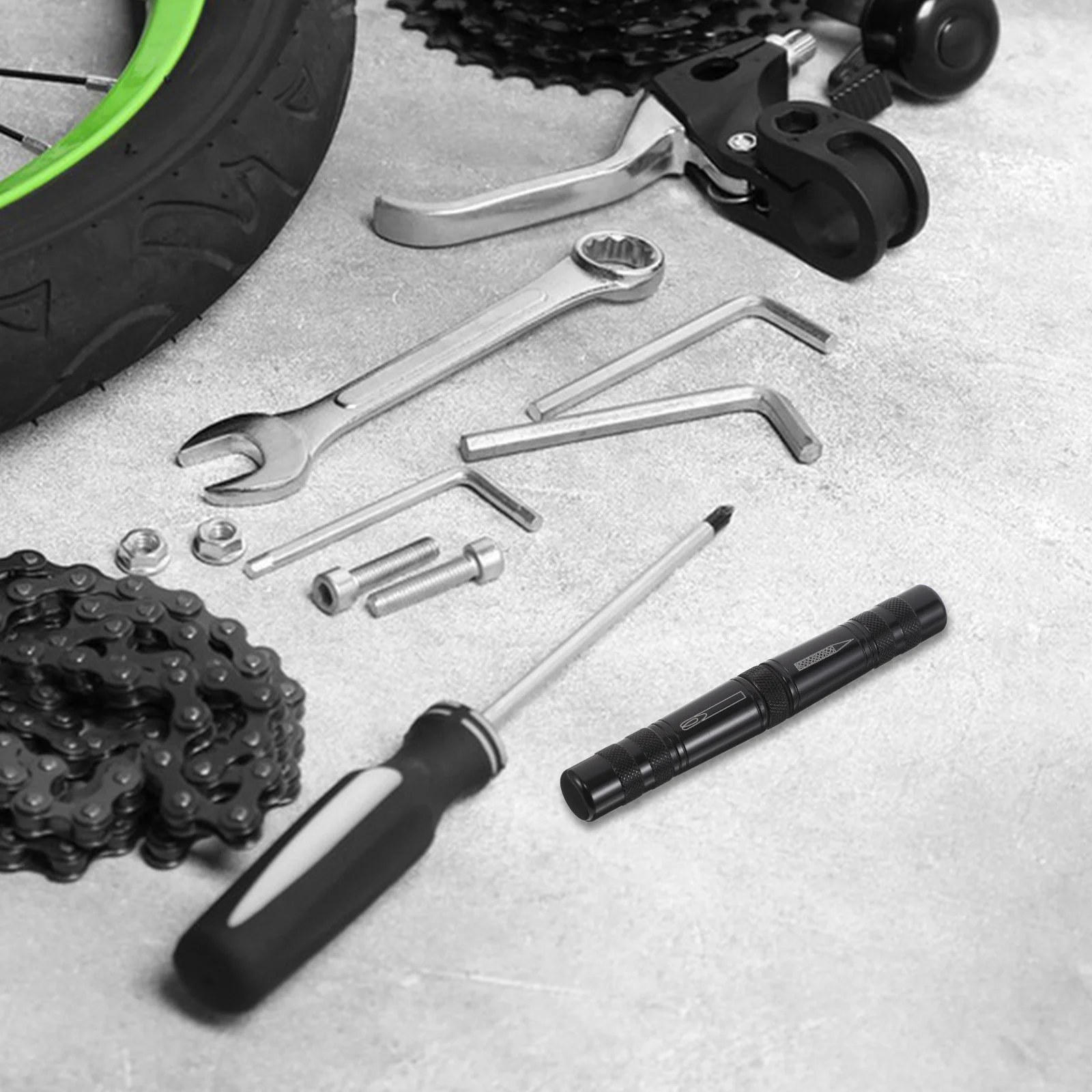 

Portable Tubeless Bike Tire Repair Kit for Road Mountain Bicycle Flat Puncture Repair Patch Plugger Tool Durable Thread Strips