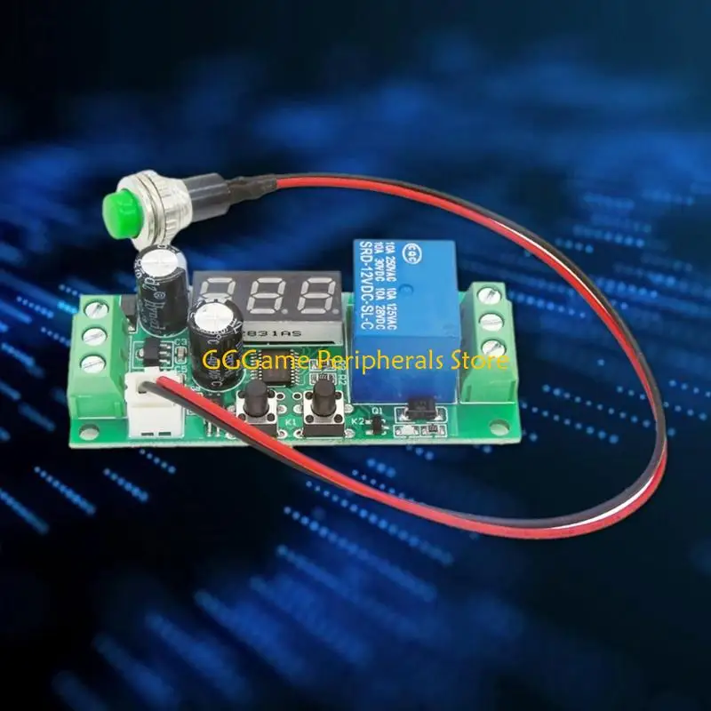 U55B High Precise NE555 Timer Relays 5V/12V Selectable Stable Operation From -20℃~80℃ For Automation Equipment And DIY Projects