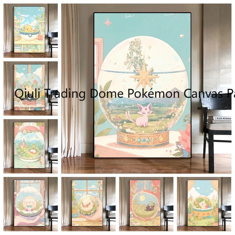 

Canvas Painting Anime Character Pictures Pokemon Pikachu Modern Home Classic Friends Gifts Modular Prints Wall Art Decorative