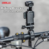 STARTRC For DJI Pocket 3/Pocket 2 Sport Camera Accessories Bicycle Riding Bracket Metal Bike Mount Holder Stand Handlebar Clamp