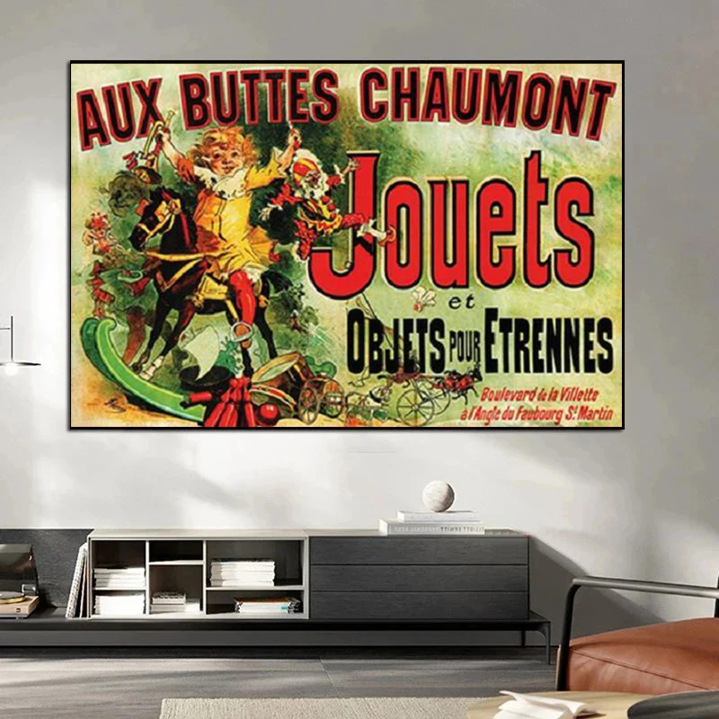 Friends TV Canvas Painting Aux Buttes Chaumont Jouets Posters and Prints Wall Art Picture for Home Living Room Decor Cuadros