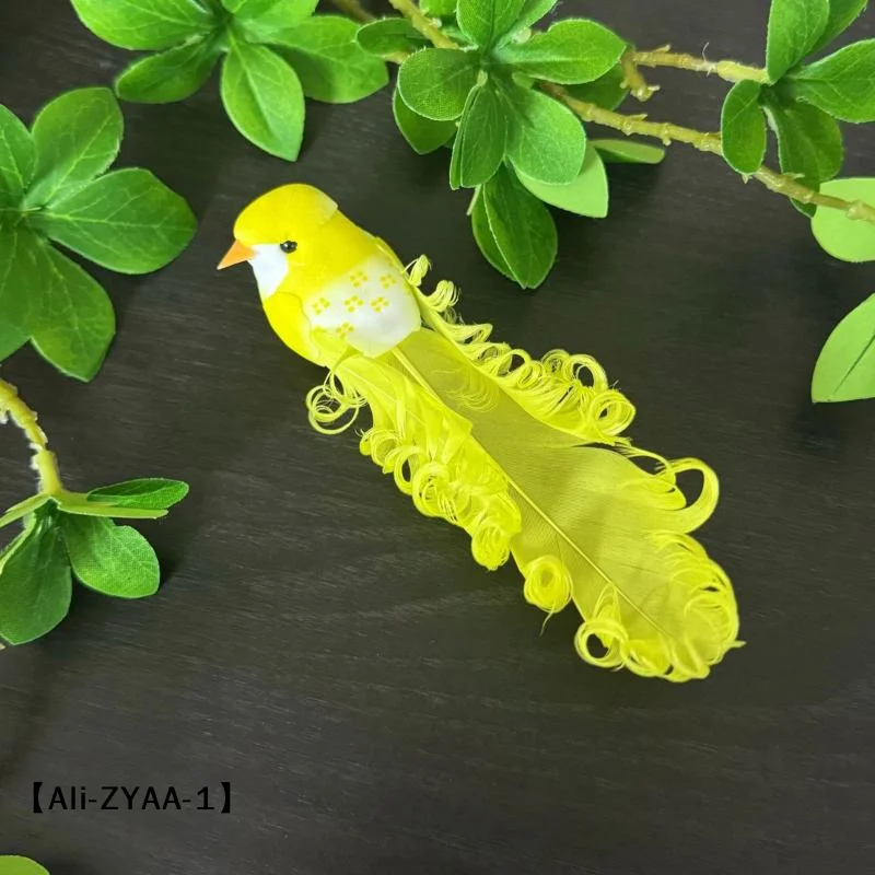 【A】1Pc Random Simulation Swallow Tail Bird Clip Handmade Bird Plant-decorated Artificial Bird Handicrafts For Ornament