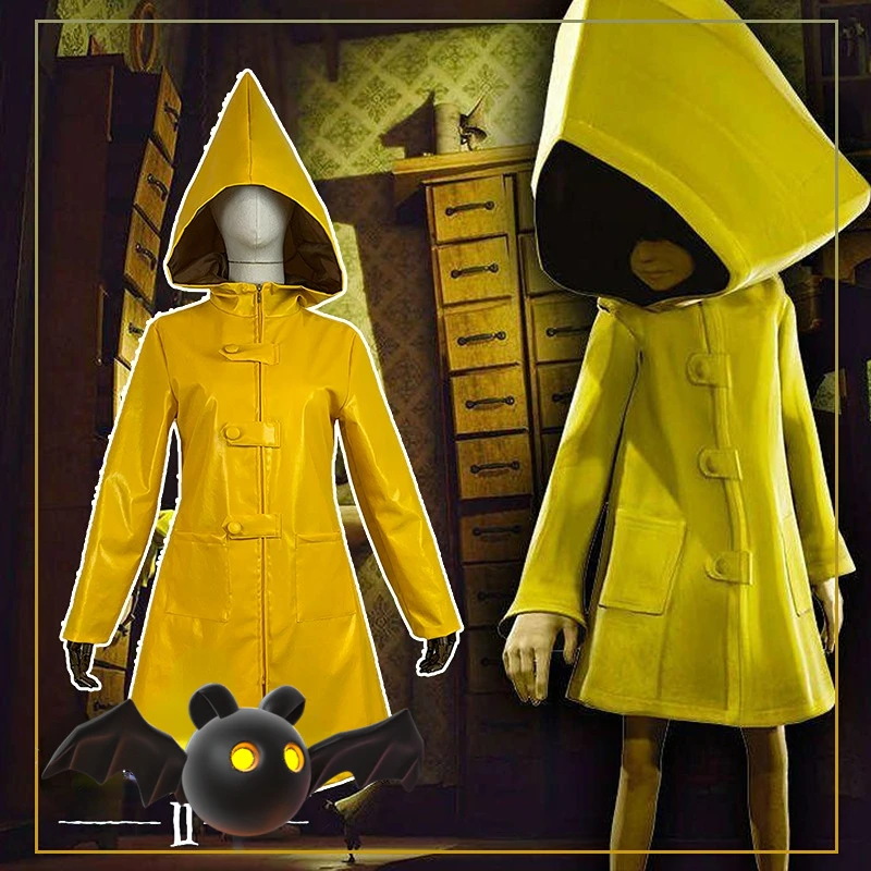 

Little Nightmares Jacket Halloween Cospaly Costume Anime Six Coat Little Nightmare Hungry Kids Props Unisex Carnival Clothes