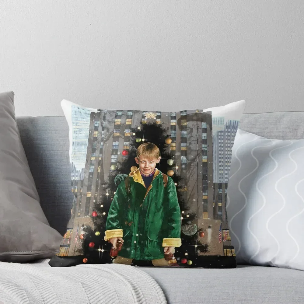 

Kevin - Lost in New York Throw Pillow Throw Pillow Christmas Pillows pillow