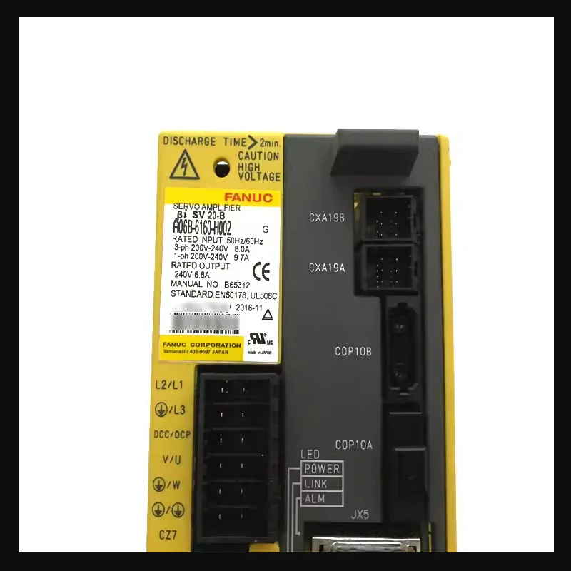 

A06B-6160-H002 New Fanuc Servo Driver IN STOCK Fast ship