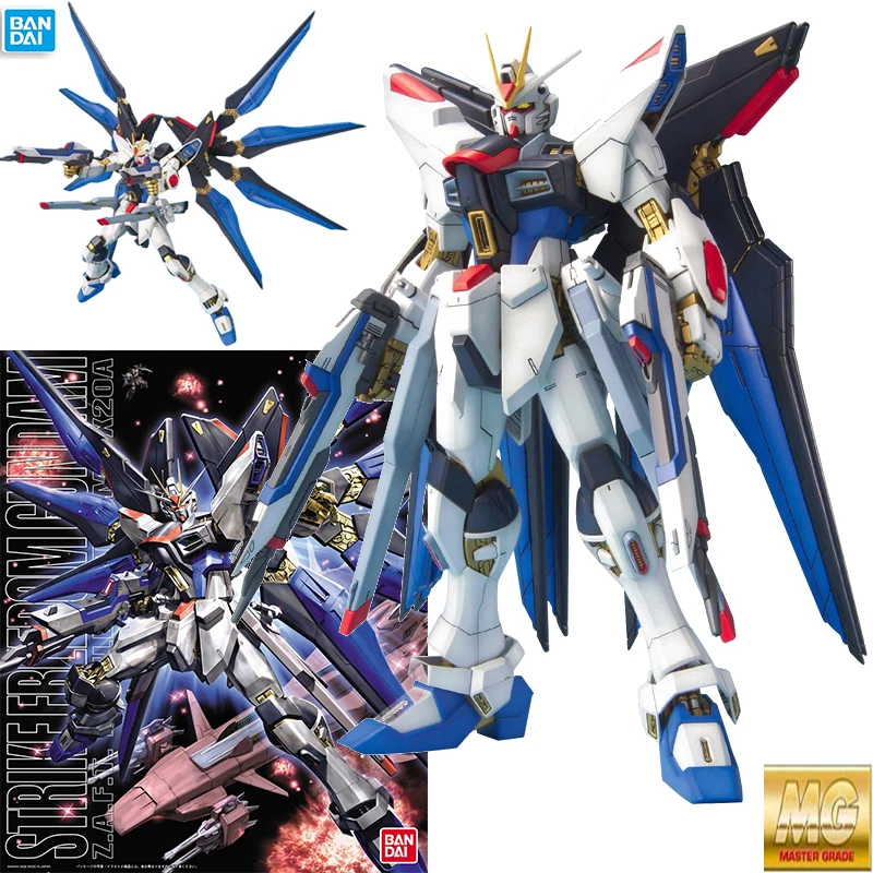 

Bandai оригинальная коробка MG 1/100 MG93 STRIKE FREEDOM GUNDAM ZGMF-X20A аниме полная фигурка в сборе модель игрушки подарки для детей НАБОР