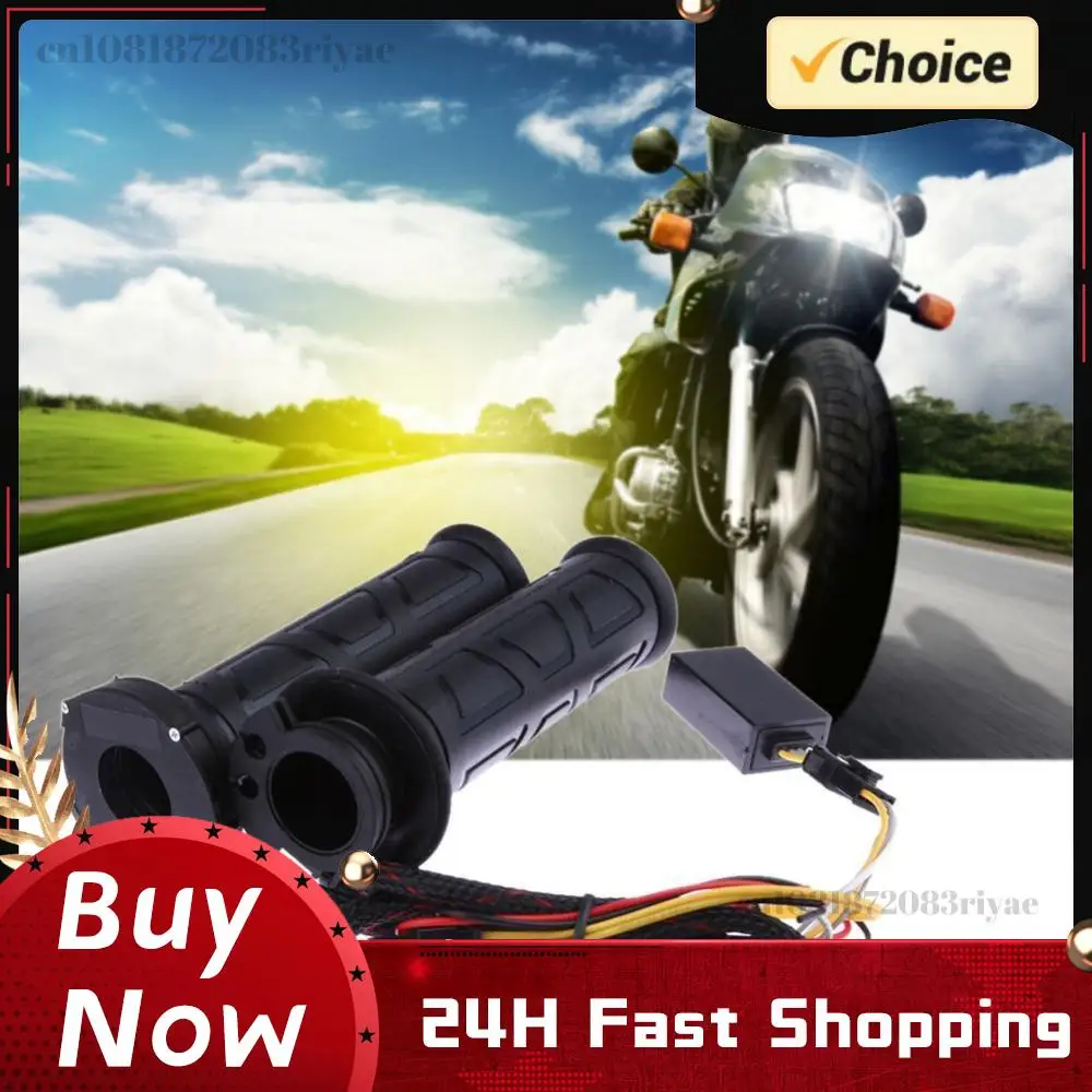 

Heating Handle Sleeve Non-slip Heating Hand Grip Cover Waterproof Electric Heated Handle Grips Replacement Motorbike Accessories