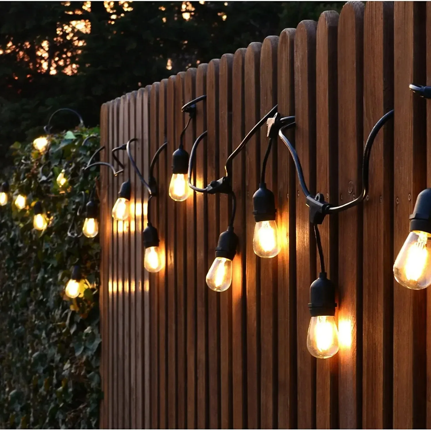 E27 LED S14 Vintage Edison Light Bulbs 3-5V 24V 110V 220V Shatterproof Waterproof 2700K Warm White Outdoor String Light Bulbs