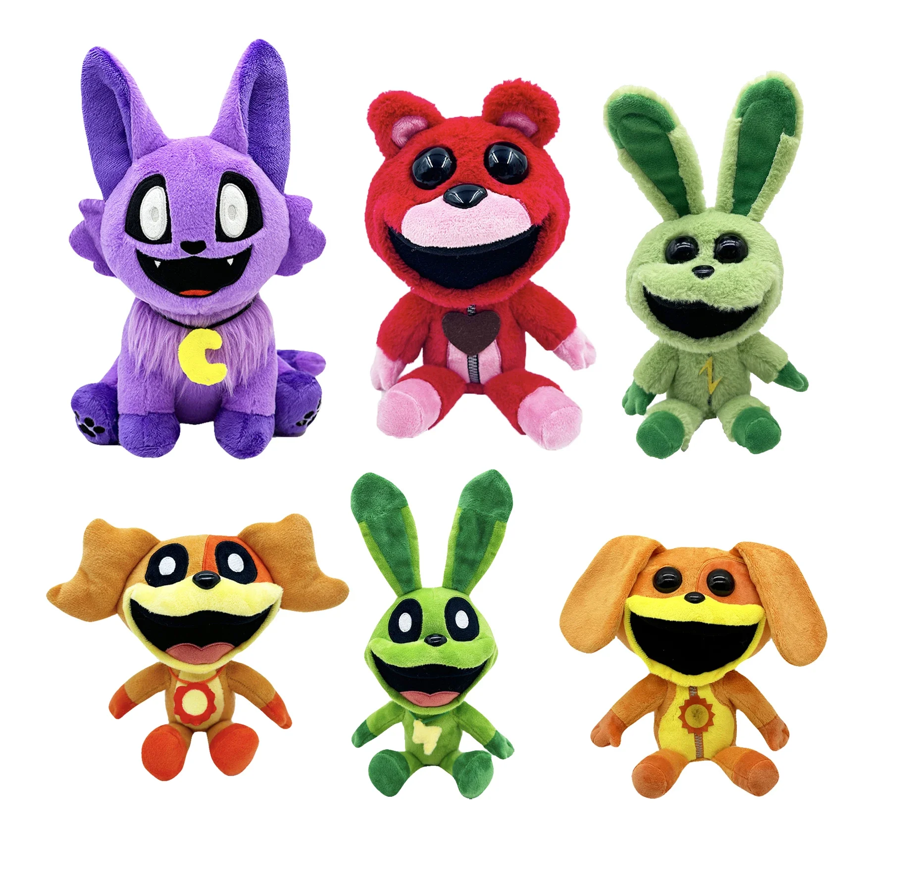 Smile Critters gra pluszowa zabawka lalka ozdoby modelowe ozdoby na biurko z kreskówek wysokiej jakości miękka lalka prezent świąteczny