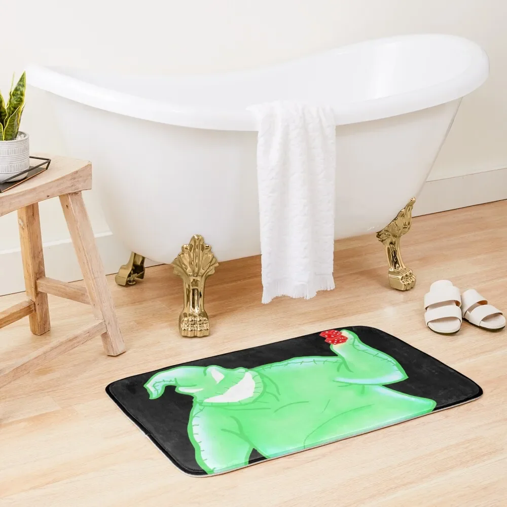 

Oogie Boogie Illustration Bath Mat Baths Bathroom Kitchen Entrance Doormat Kitchen Rug Mat