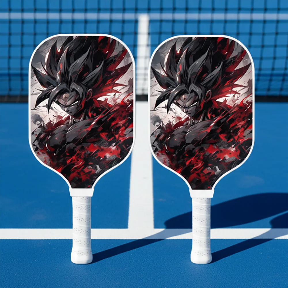 Animes Figure Aesthetic Style Dragon Ball Goku Carbon Fiber Fiberglass Pickleball Paddle - Professional/Intermediate/Starter