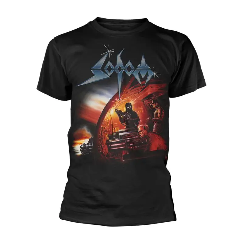 Rotes Logo Mono Scorch Airbourne Band T-Shirt 100 % Baumwolle Grafik-T-Shirt Herren Damen Sommer Streetwear Top – Detail 3