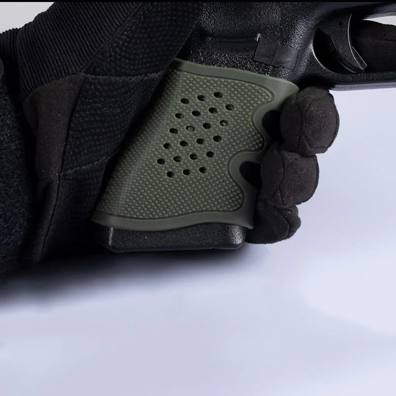 Tactical Handgun Grip Sleeve for Glock G17,18,19,M4 Pistol Non-slip Grip Holster Rifle Grip Rubber Glove Hunting Accessories