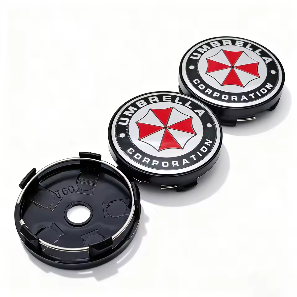 4x 60mm Umbrella Nabendeckel Radkappen Radnabenabdeckung – Bild 4