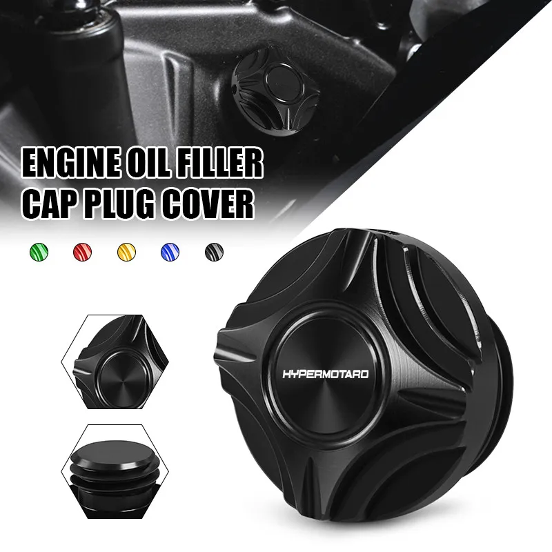 

For Hypermotard 796 821 HYPERMOTARD 939 950 Motorcycle Engine Oil Cap Bolts M20*2.5 Oil Filler Cap Protection Oil Plug Cover